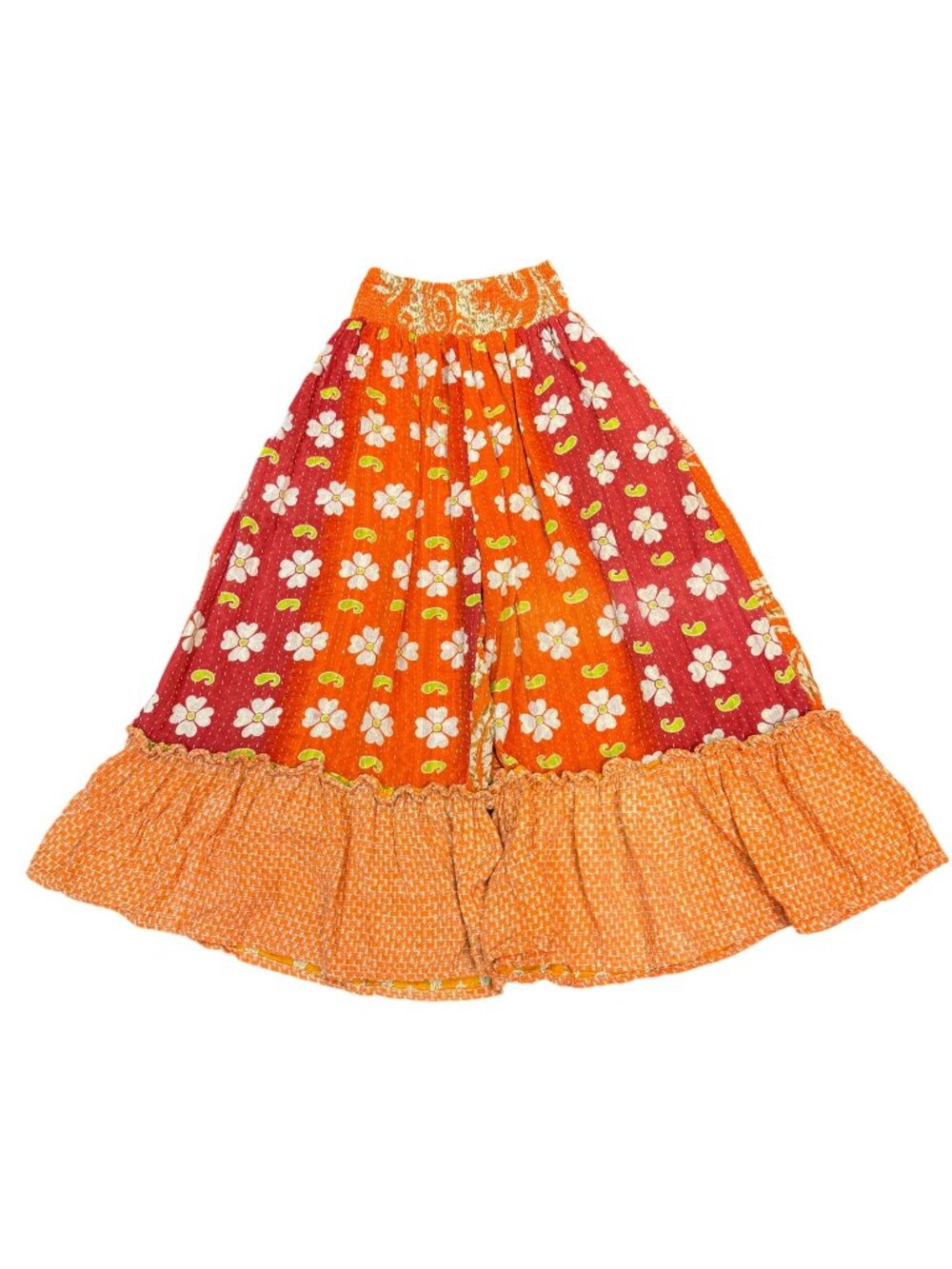 Kantha Bae Boho Kantha Pants Orange Multi OS